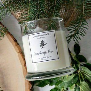 Beausoleil Soy Candle - Made in Canada - Windswept Pine