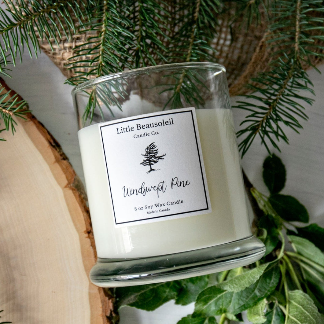 Beausoleil Soy Candle - Made in Canada - Windswept Pine