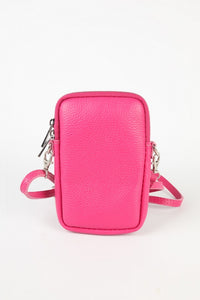 Leather Cross Body Phone Pouch