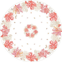 Load image into Gallery viewer, Lagon 90&quot; Round Tablecloth - Coral
