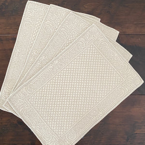Quilted Placemat - Natural