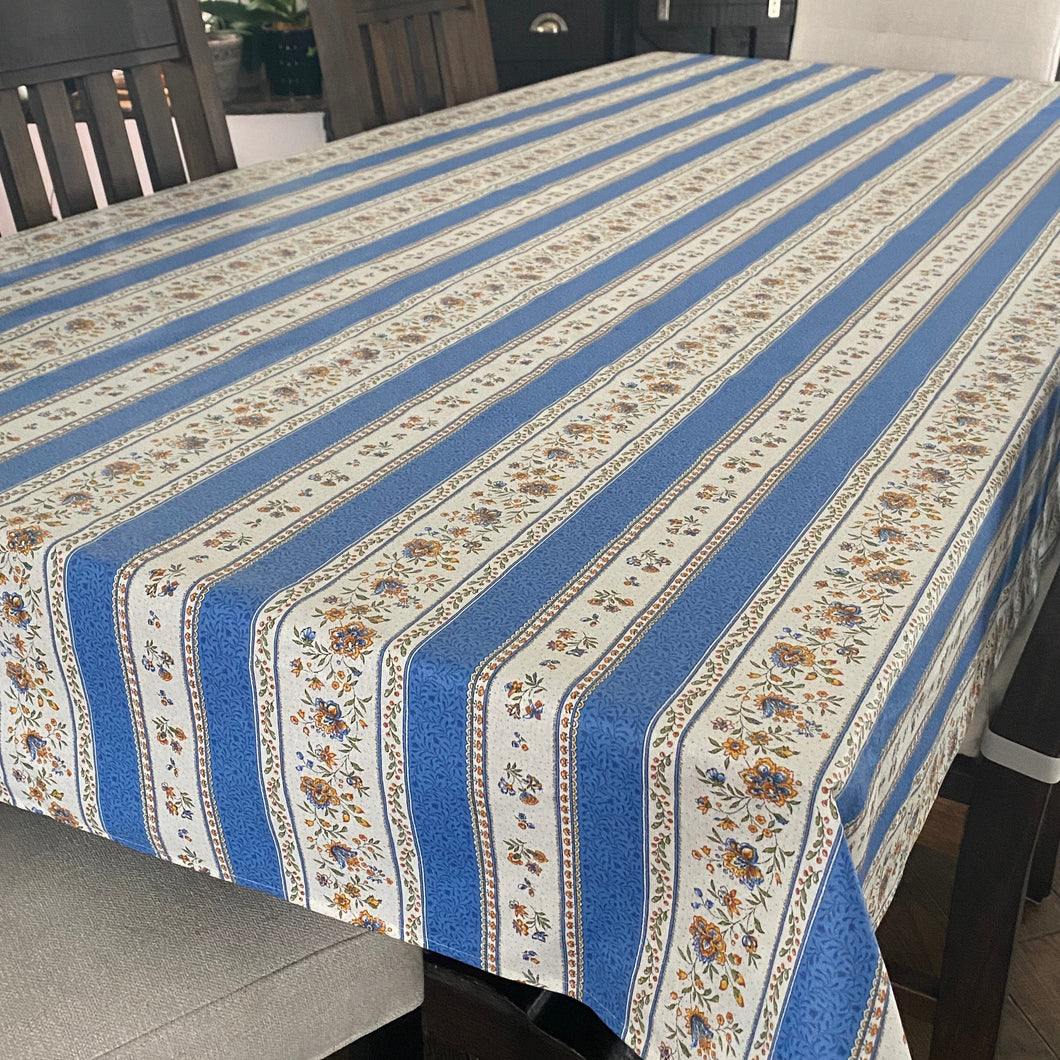 Beaucaire Rectangular Tablecloth - Linear Design