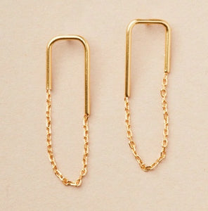 Refined Earring Collection - Filament Stud/Gold Vermeil