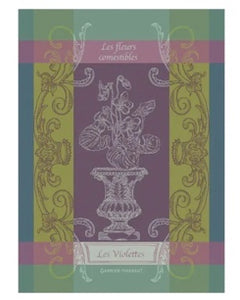 Garnier-Thiebaut Tea Towel - Les Violettes