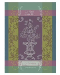 Garnier-Thiebaut Tea Towel - Les Violettes