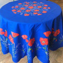 Load image into Gallery viewer, Poppy Round Tablecloth
