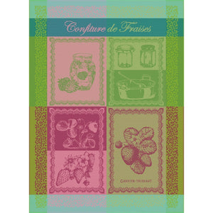 Garnier-Thiebaut Tea Towel - Confiture de Fraises