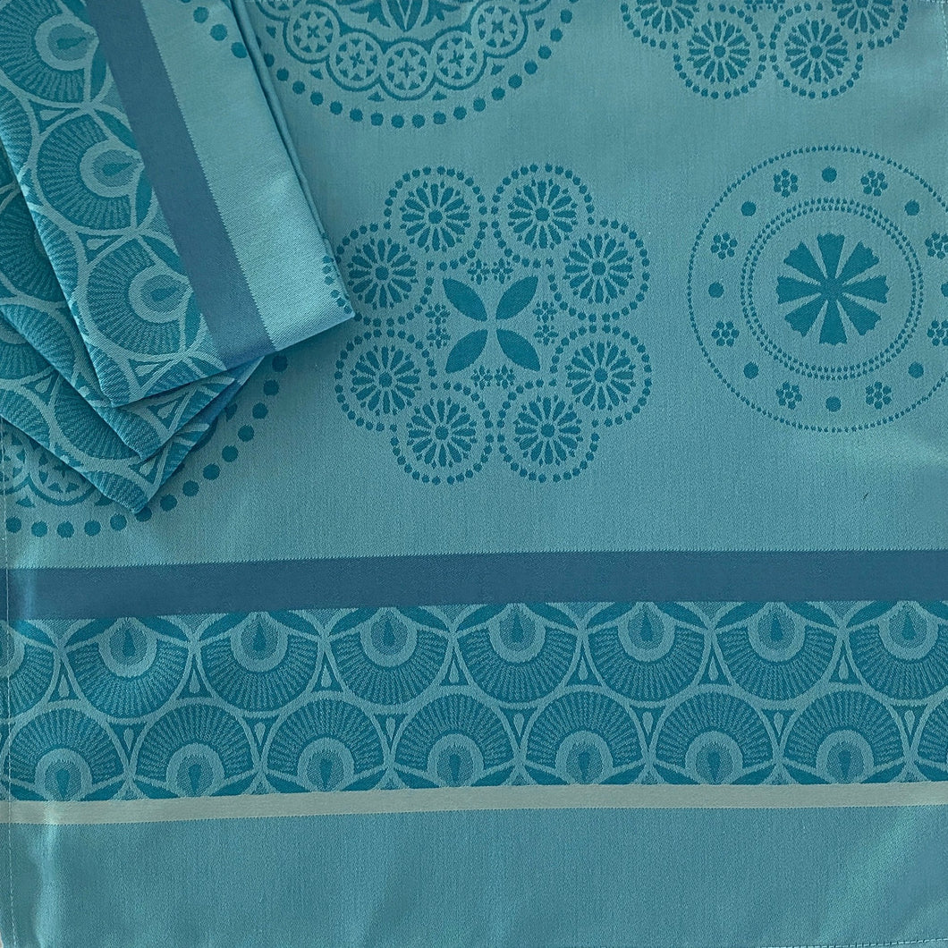 Jacquard Napkin - Mykonos Lagon