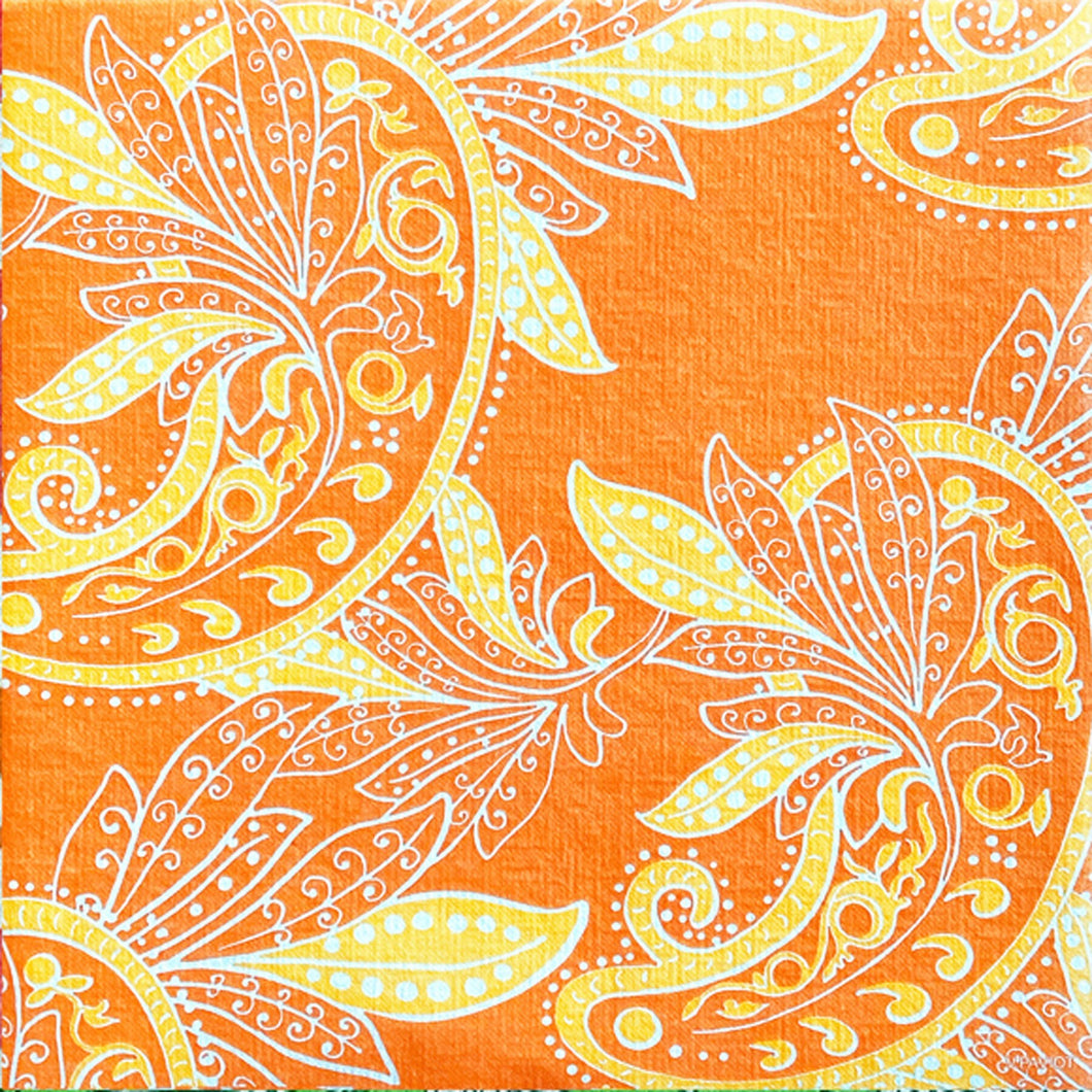Dinner Napkin - Indi Orange