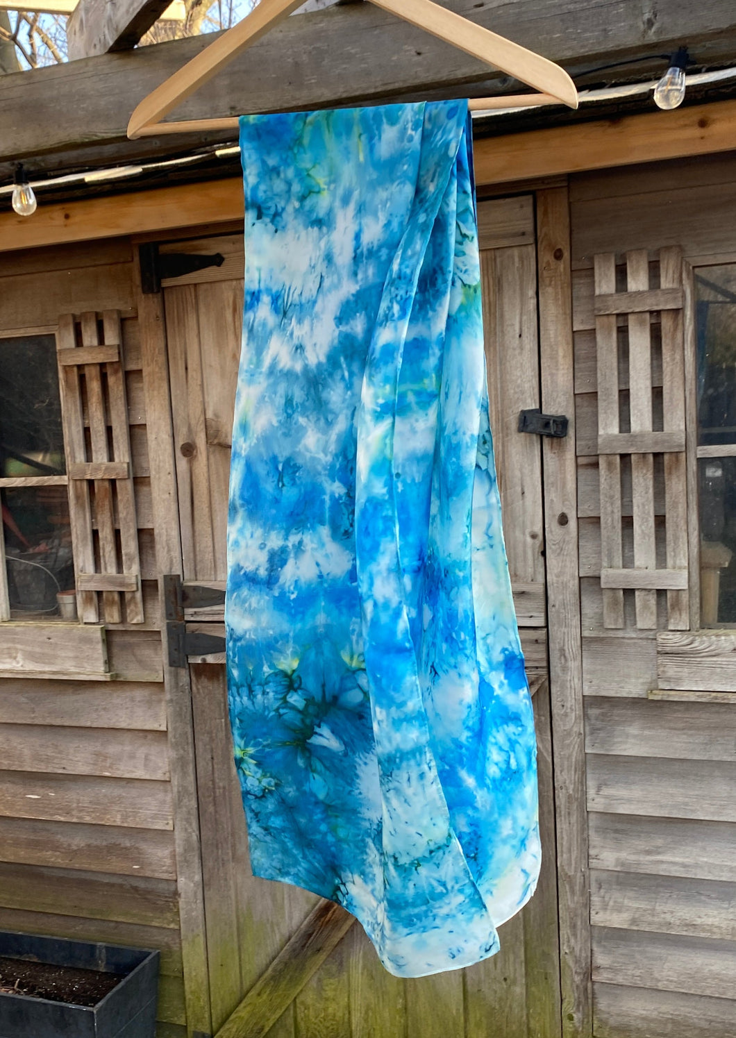 Hand-painted Silk Scarf #8