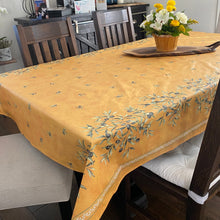 Load image into Gallery viewer, Oliveraie Double Border Rectangular Tablecloth - Coated Cotton
