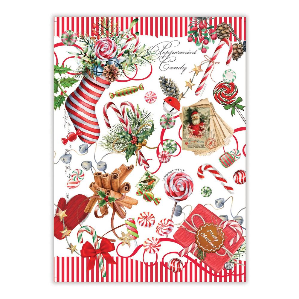 Michel Tea Towel - Peppermint