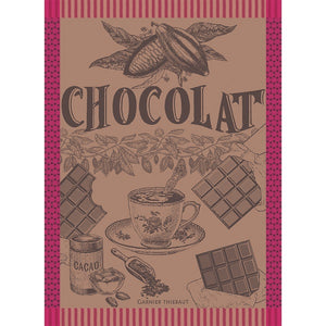 Garnier-Thiebaut Tea Towel - Tasse de Chocolat