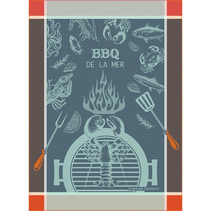 Garnier-Thiebaut Tea Towel - BBQ de la Mer