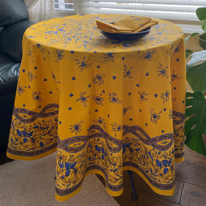 Aubagne Round Tablecloth - Cotton