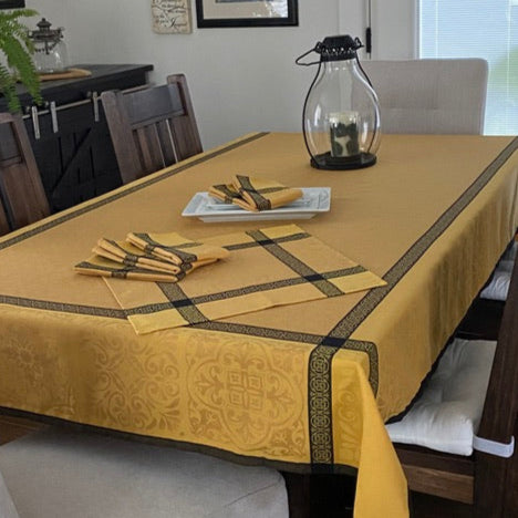 Jacquard Polyester - Alicante - Jaune