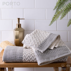 Porto Organic Cotton Towels - Grey