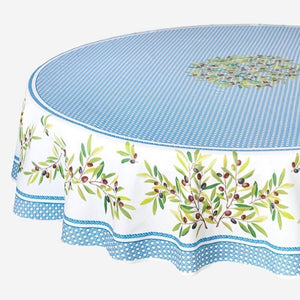 Nyons 90" Round Tablecloth