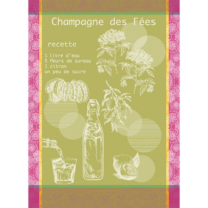 Garnier-Thiebaut Tea Towel - Champagne des Fées