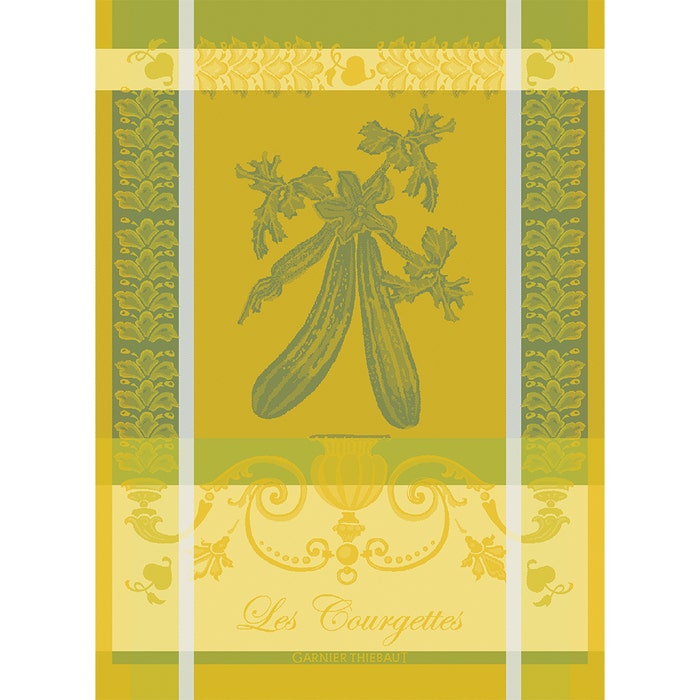 Garnier-Thiebaut Tea Towel - Les Courgettes