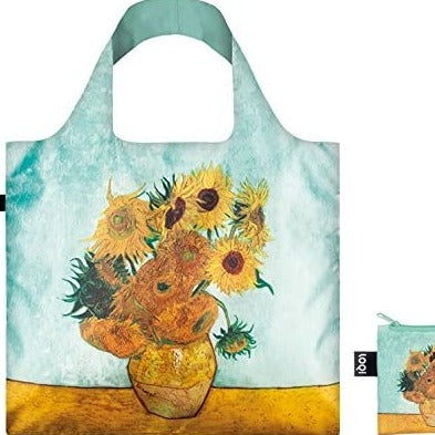 LOQI Tote Bag - Vincent Van Gogh Vase with Sunflowers