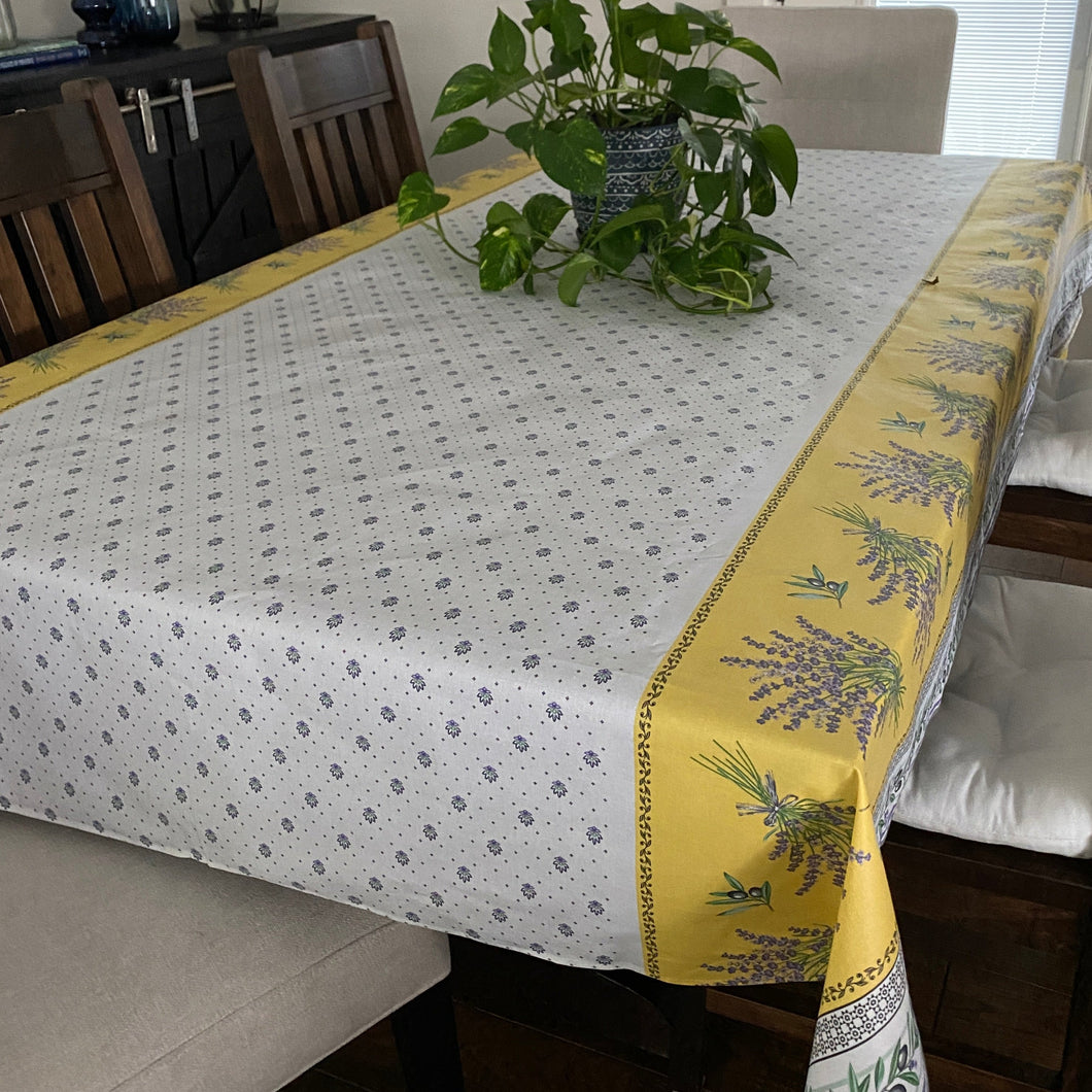 Lauris Rectangular Tablecloth - Double Border Design