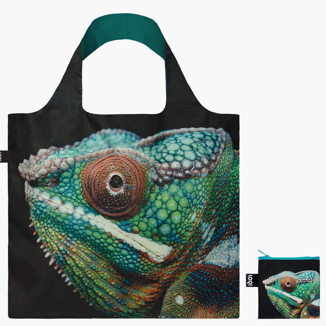 LOQI Tote Bag - National Geographic Panther Chameleon