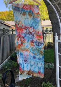 Hand-painted Silk Scarf #6