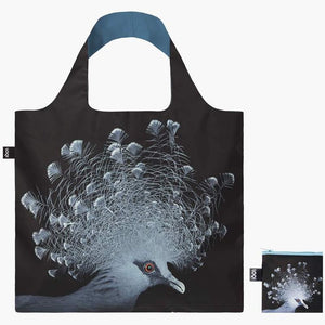 LOQI Tote Bag - National Geographic Crowned Pigeon