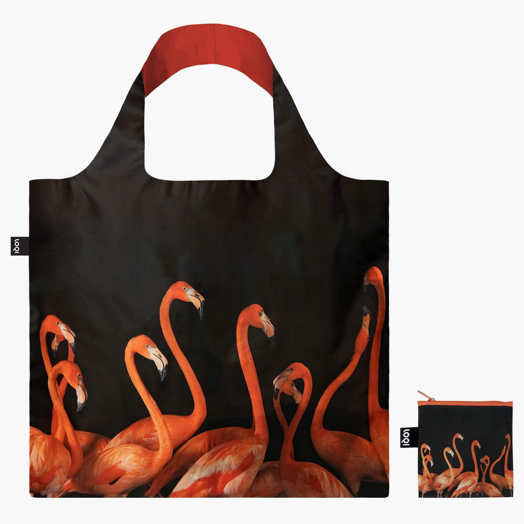 LOQI Tote Bag - National Geographic Flamingos