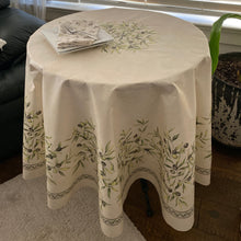 Load image into Gallery viewer, Oliveraie Round Tablecloth
