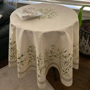 Oliveraie Round Tablecloth