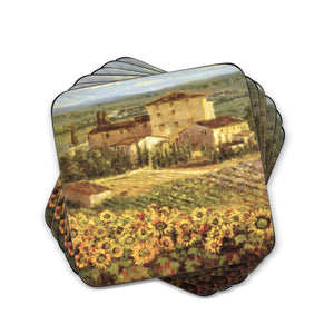 Pimpernel Coasters - Tuscany