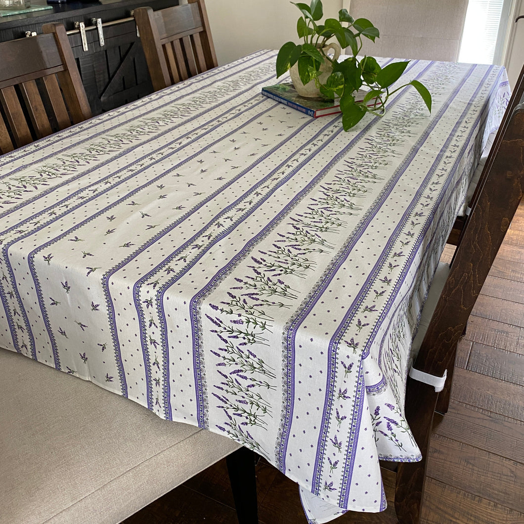 Lavandines Rectangular Tablecloth - Linear Design