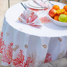 Load image into Gallery viewer, Lagon 90&quot; Round Tablecloth - Coral
