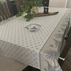 Lauris Rectangular Tablecloth - Double Border Design