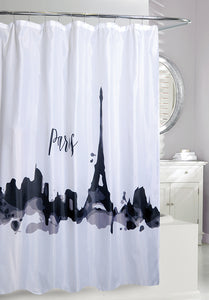 Moda Paris Skyline Shower Curtain