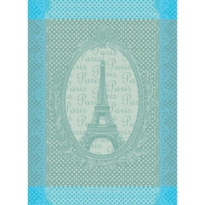 Garnier-Thiebaut Tea Towel - Eiffel Vintage Celadon