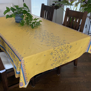 Beaucaire Rectangular Tablecloth - Double Border Design