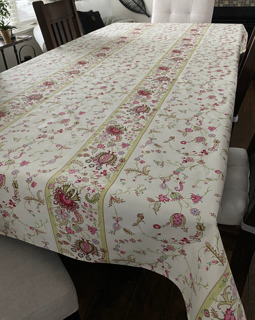 Thistle Flower Rectangular Tablecloth - Cotton