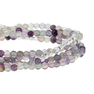 Wrap Bracelet/Necklace - Fluorite - Stone of Brilliance
